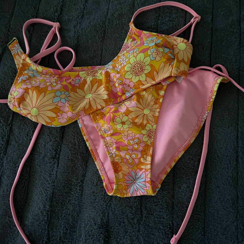 Wild Fable Flower Pattern Swimsuit
